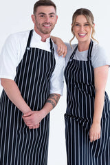 Aussie Chef London Bib Apron Black/White