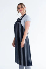 Aussie Chef London Bib Apron Navy/White
