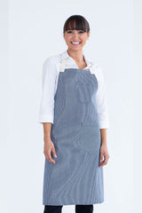 Aussie Chef Paris Bib Apron Navy