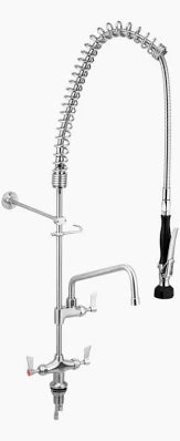 3 MONKEEZ DUAL HOB MOUNT PRE RINSE PRE RINSE WITH 12" POT FILLER