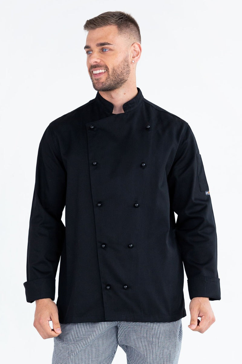Prochef Jacket Black Long Sleeve | Classic Style