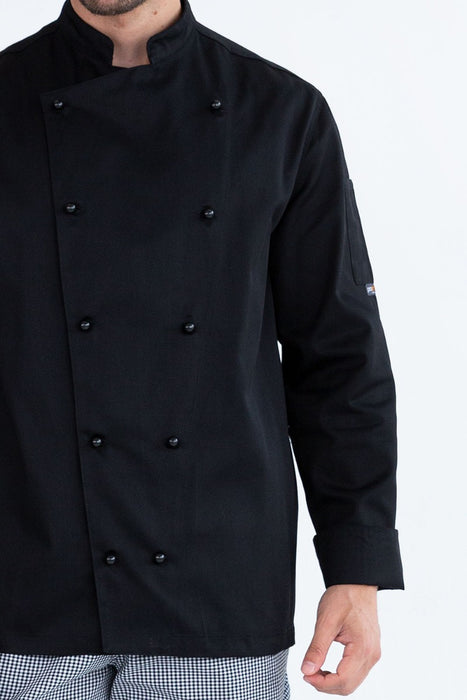 Prochef Chef Jacket Black Long Sleeve