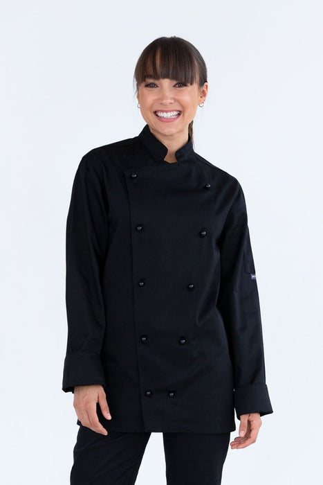 Prochef Chef Jacket Black Long Sleeve