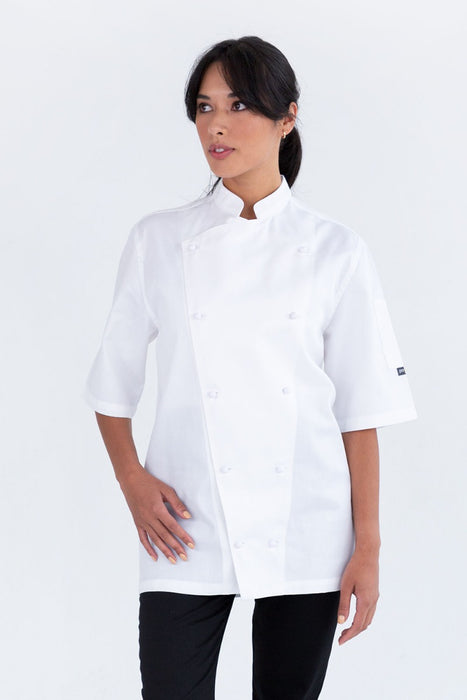 Prochef Chef Jacket White Short Sleeve