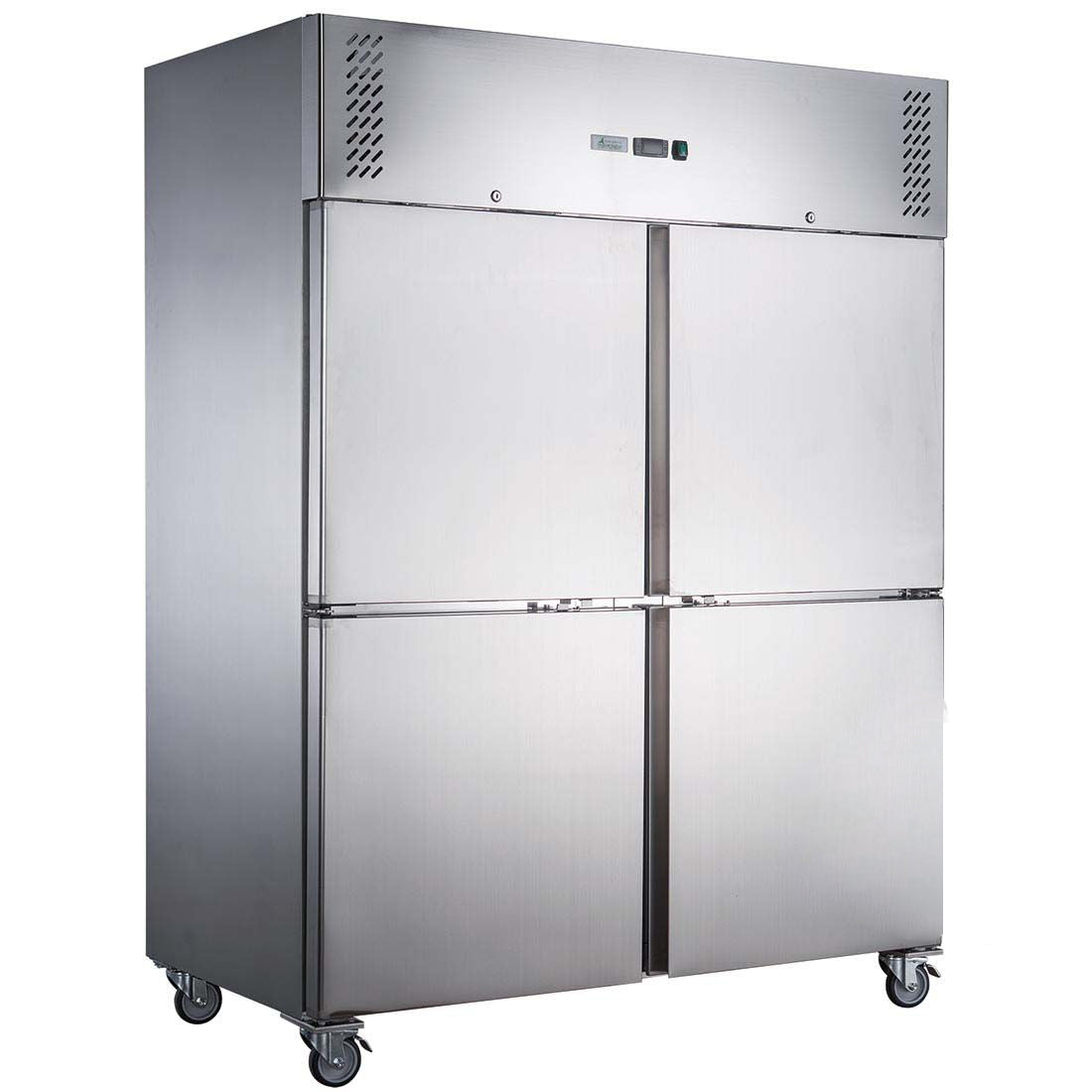 FED-X S/S Split Four-Door Upright Freezer