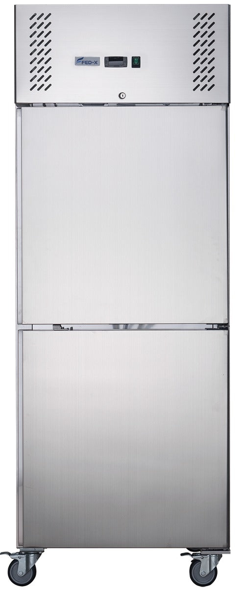 FED-X S/S Split Two-Door Upright Freezer