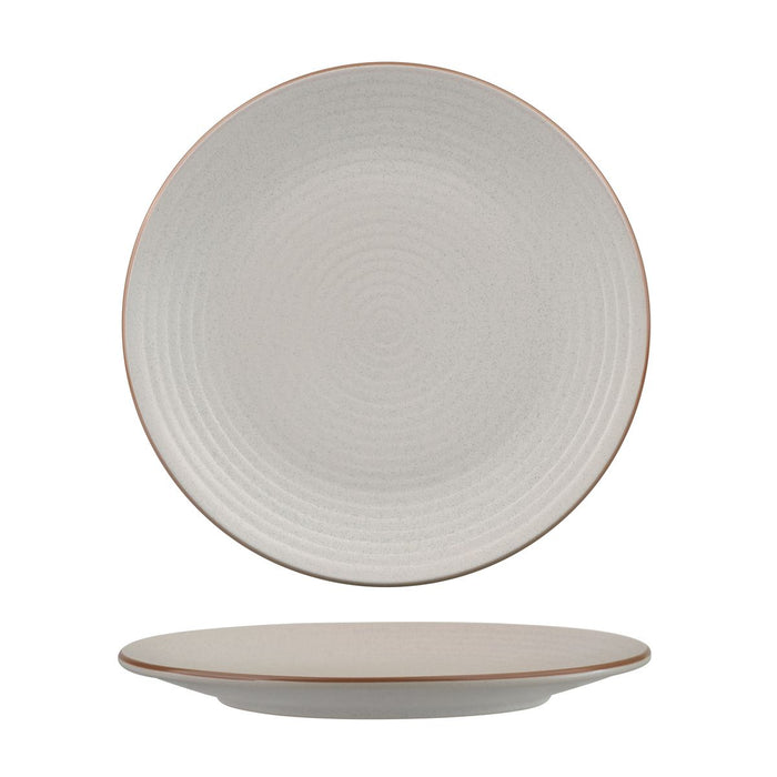 Zuma Mineral Round Plate 265mm - Ribbed