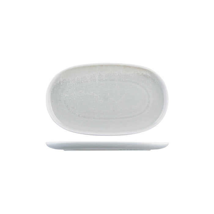 Moda Porcelain Willow Oval Coupe Plate Small