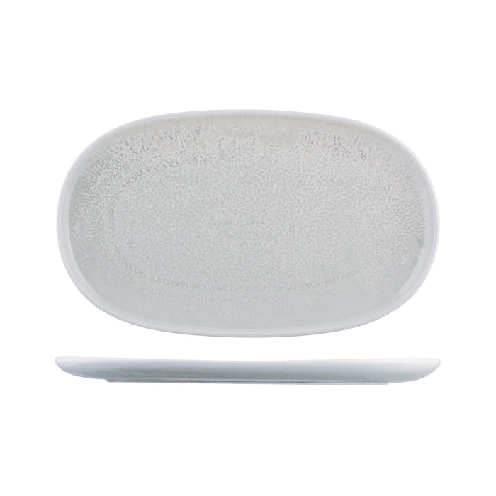 Moda Porcelain Willow Oval Coupe Plate Large