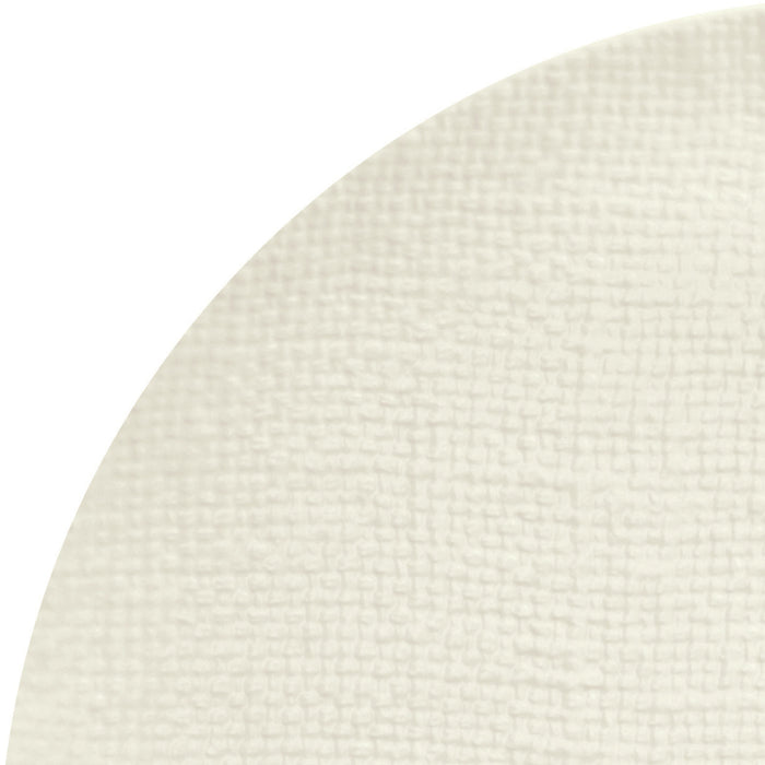 Luzerne Reactive White Linen Round Bowl