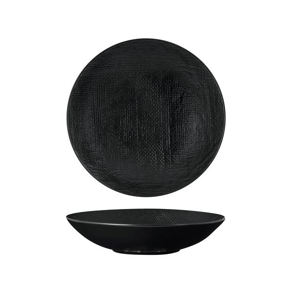Luzerne Black Linen Share Bowl