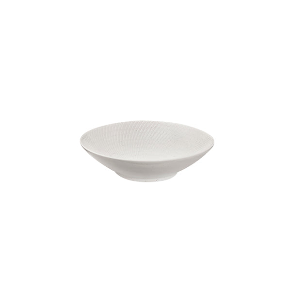 Luzerne White Swirl Round Bowl 190mm
