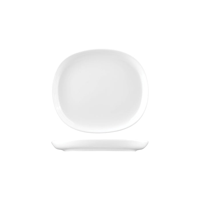 Ora White Oval Coupe Plate 200mm (6)