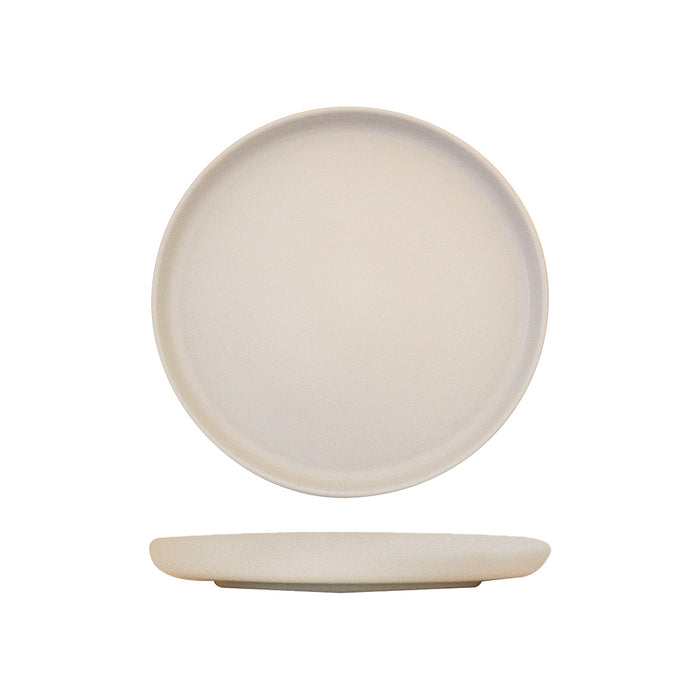 Eclipse Uno Cream Round Plate
