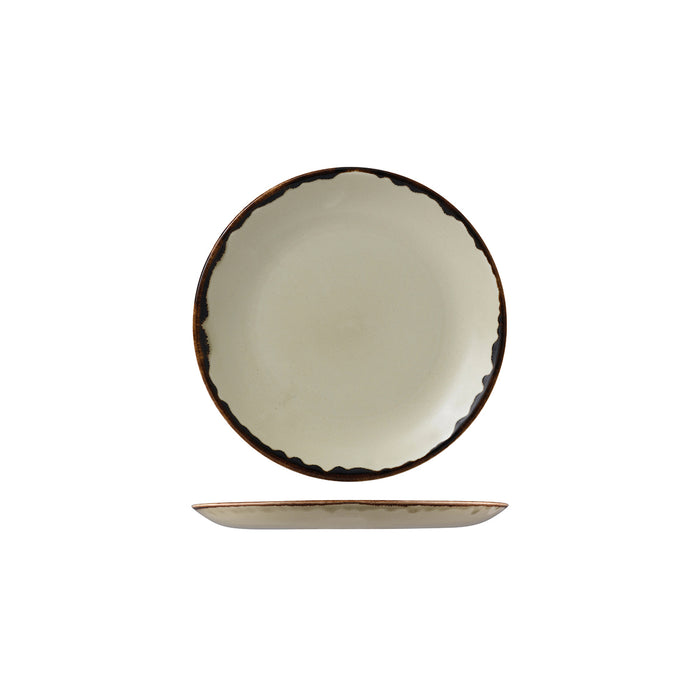 Dudson Harvest Linen Round Coupe Plate