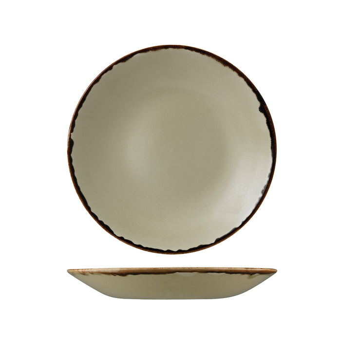 Dudson Harvest Linen Round Deep Coupe Plate