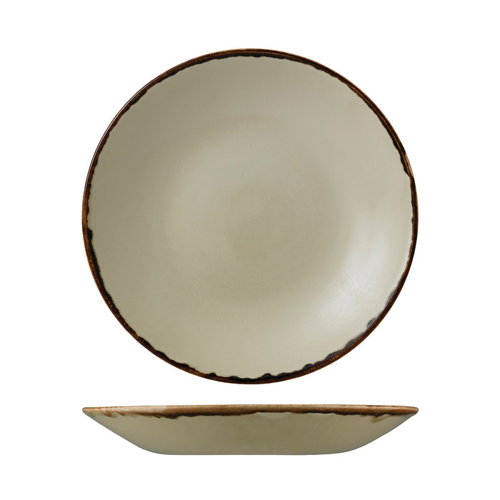 Dudson Harvest Linen Round Deep Coupe Plate