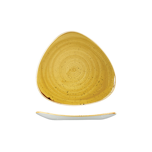 Churchill Stonecast Mustard Seed Triangular Plate