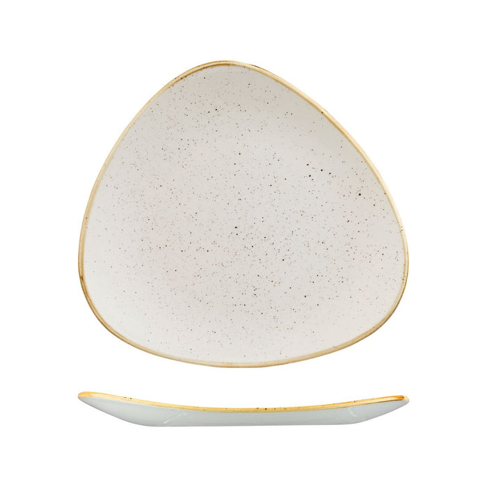 Churchill Stonecast Barley White Triangular Plate
