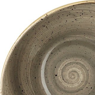 Churchill Stonecast Peppercorn Grey Triangular Bowls