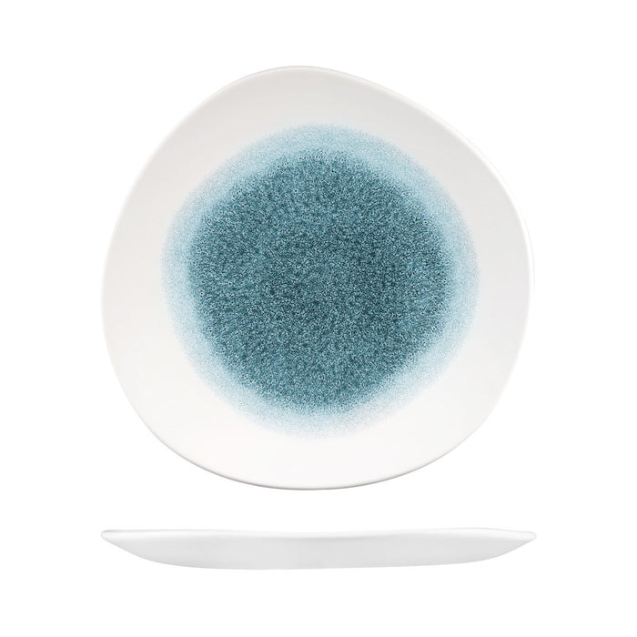 Topaz Blue Round Organic Plate
