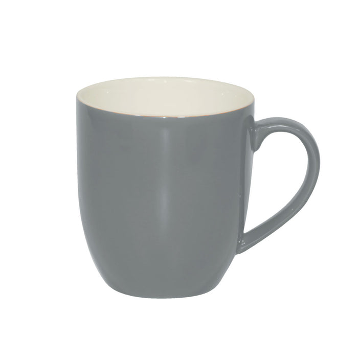 Brew-French Grey/White Mug 380ml