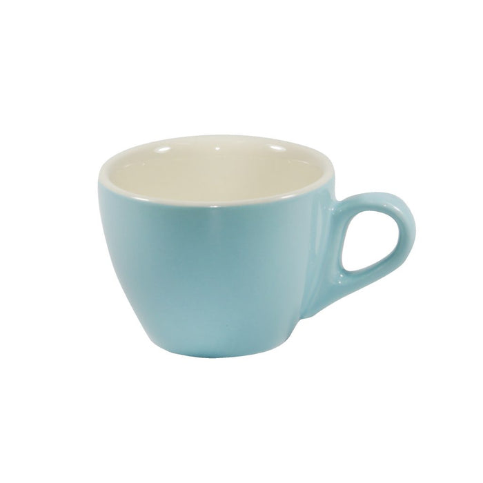 Brew-Maya Blue/White Large Flat White  Cup 220ml