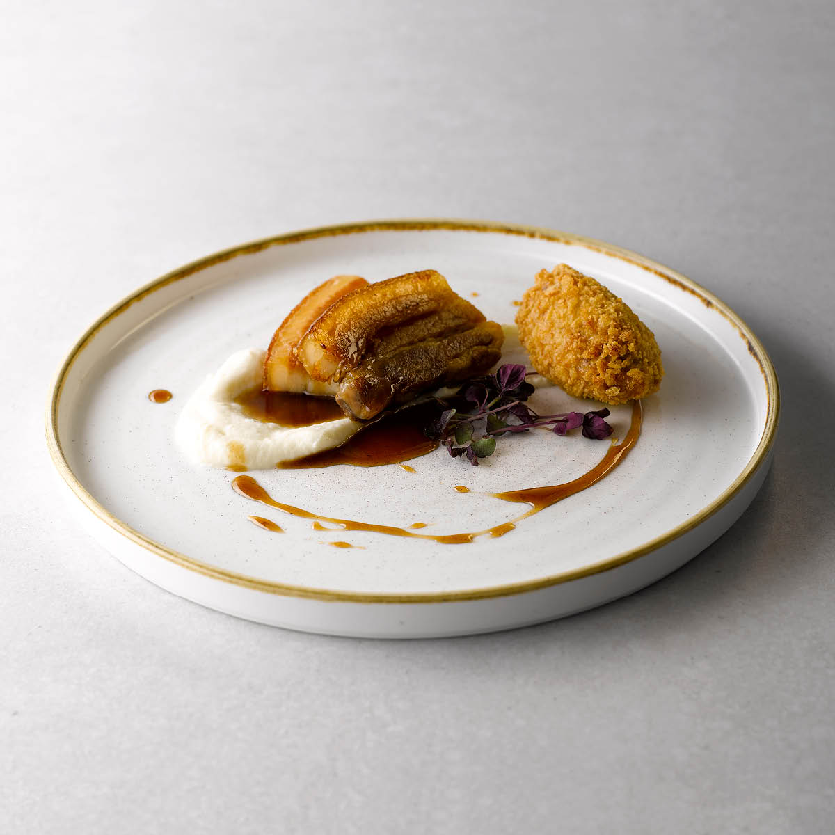 Churchill Stonecast Barley White Chef Plate
