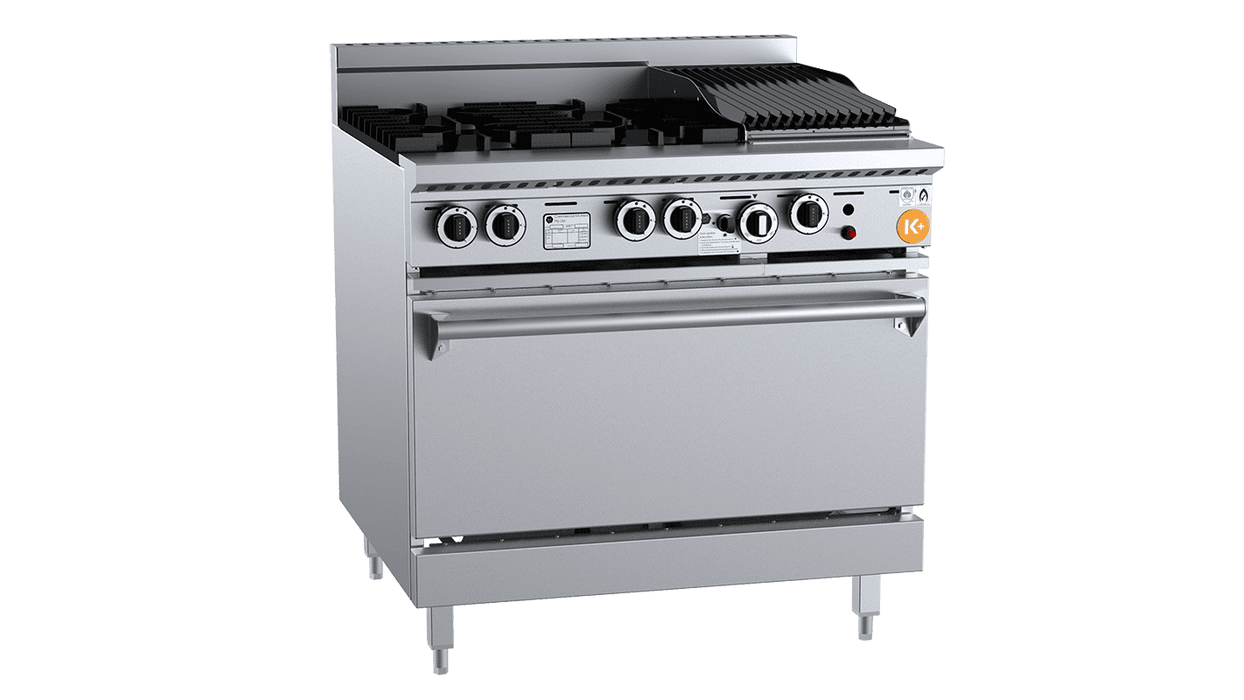 B&S K+ Oven | 4 Burners | 300mm Char Grill