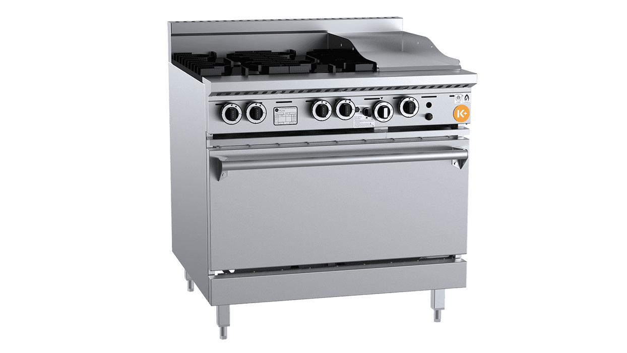 B&S K+ Oven | 4 Burners | 300mm Grill Plate