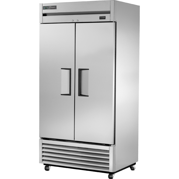 TRUE Reach-In Series -  2  Solid Door Upright Refrigerator