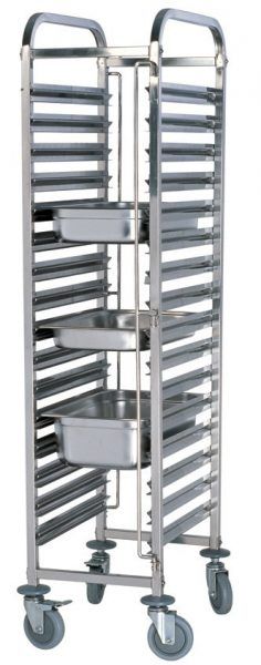 Stainless Steel 15 Tier Gn Trolley