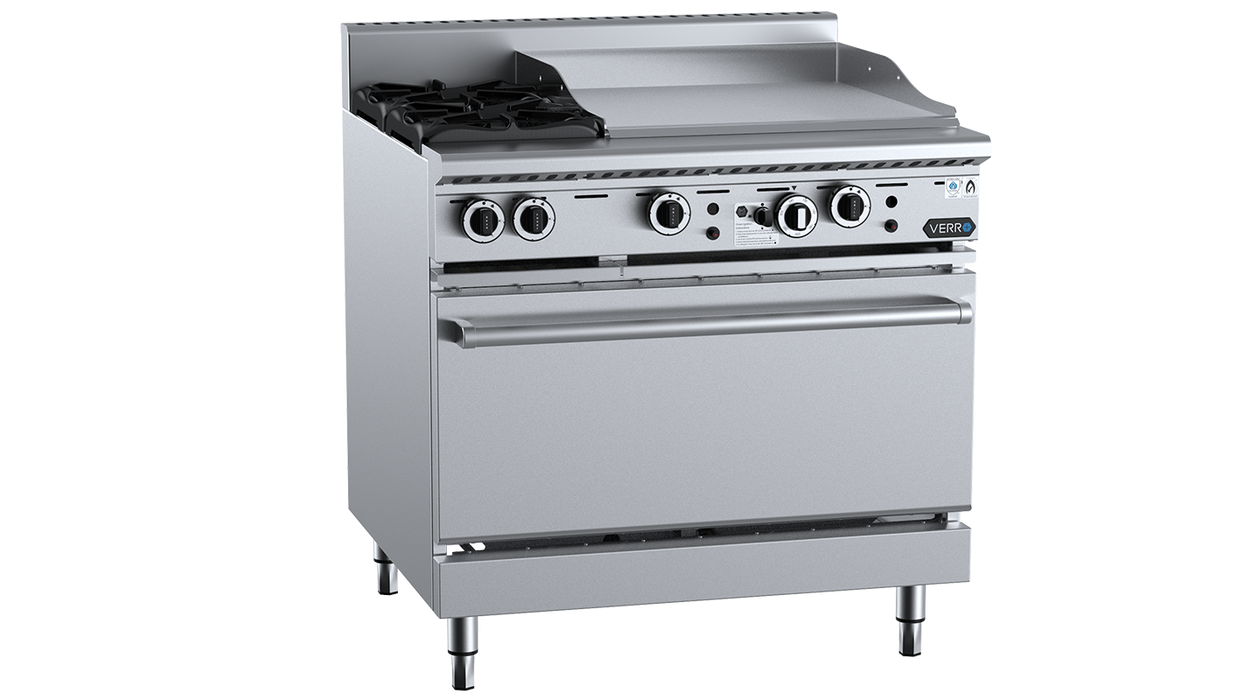B&S Verro 2 Burner | 600mm Grill Plate + Oven