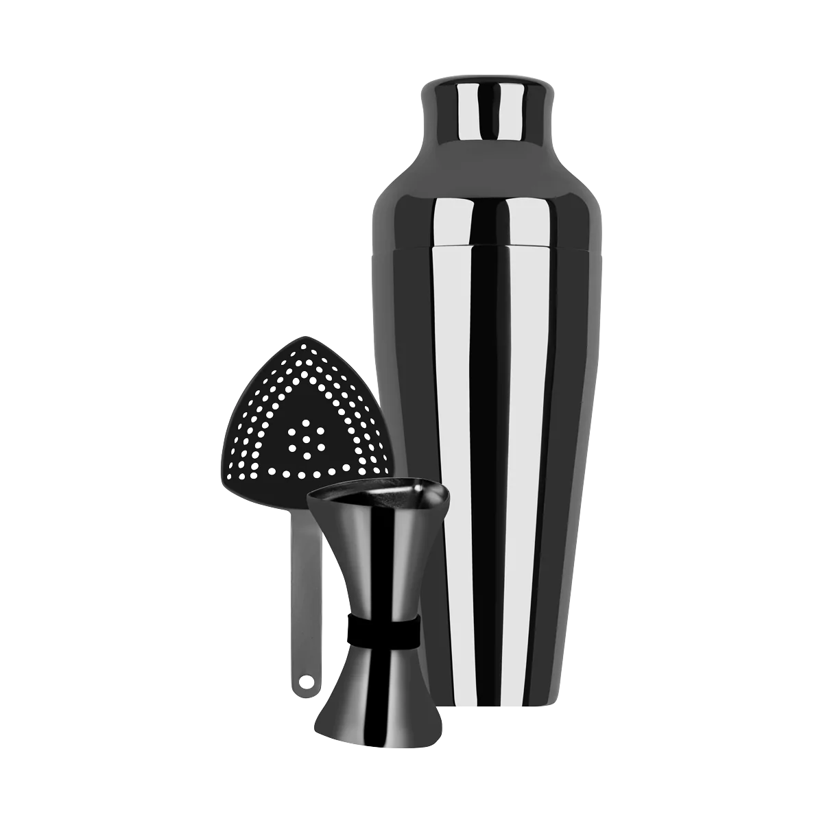 Cocktail Set 3 Piece Gunmetal