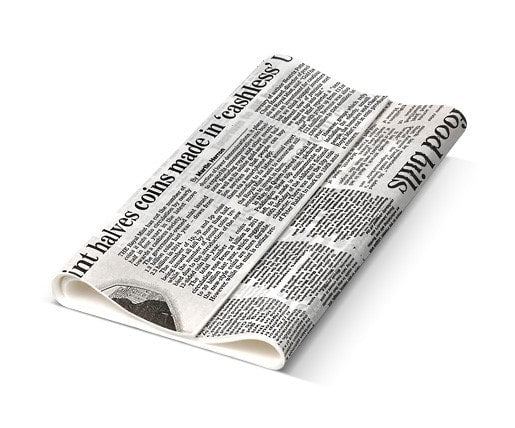 Greaseproof Paper Newsprint 190 X 300Mm (Ctn)200