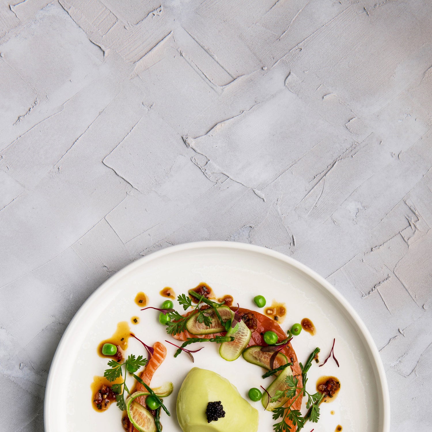 Moda Porcelain Snow Round Plate 200mm