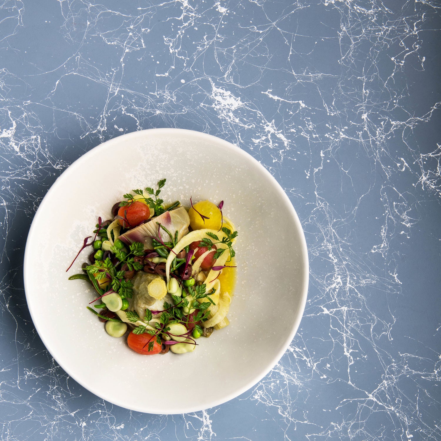 Moda Porcelain Willow Round Deep Bowl 230mm