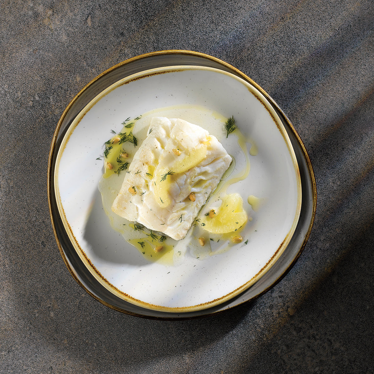 Churchill Stonecast Barley White Organic Round Plate