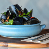 Zuma Denim Round Bowl