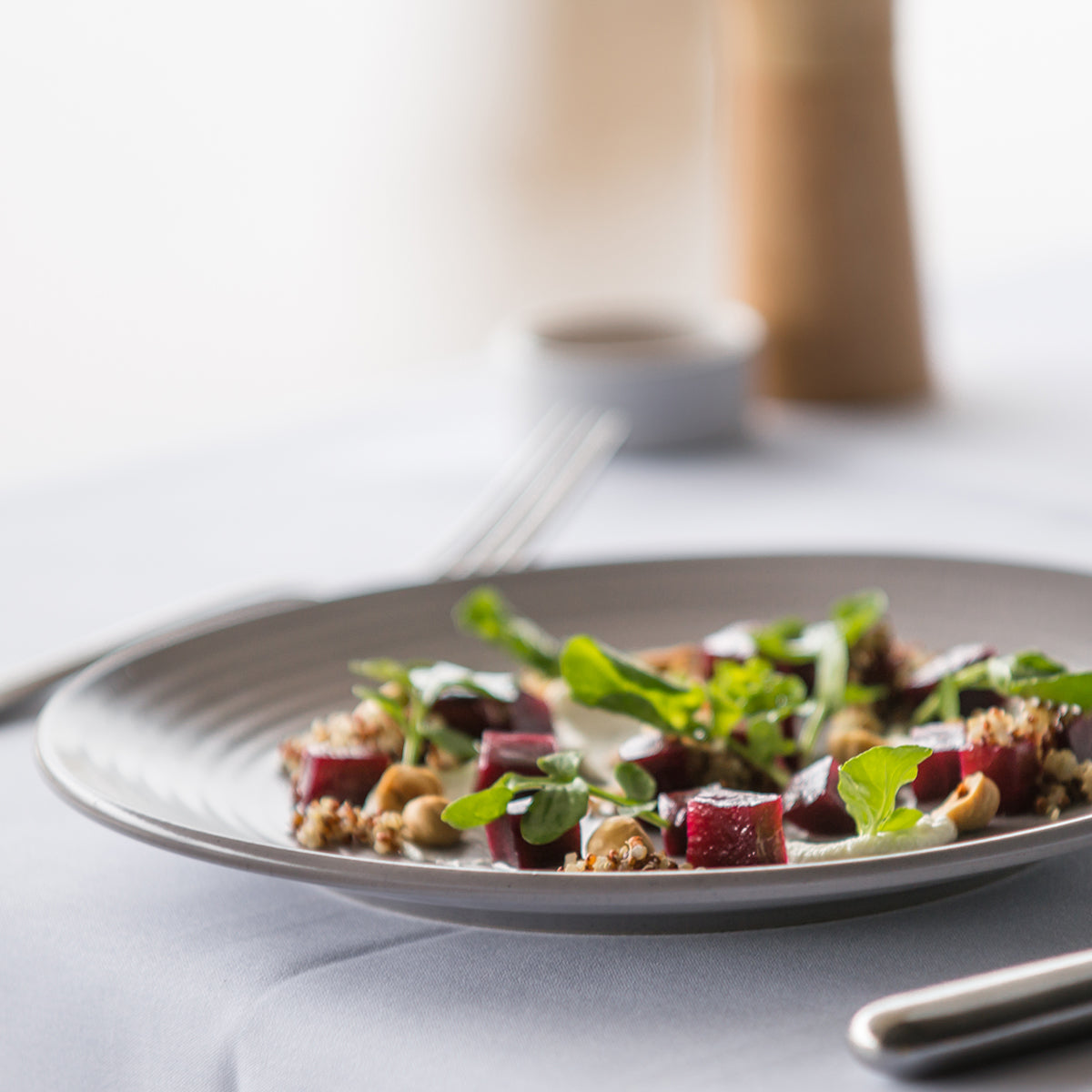 Zuma Haze Round Plate 310mm - Ribbed