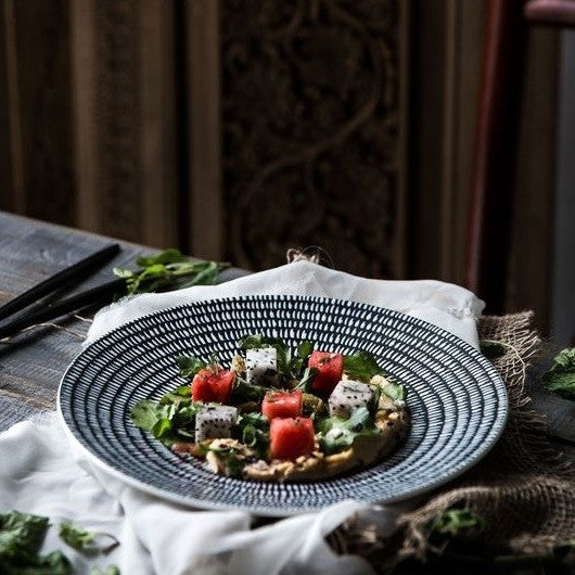 Luzerne Zen Storm Round Plate 275mm