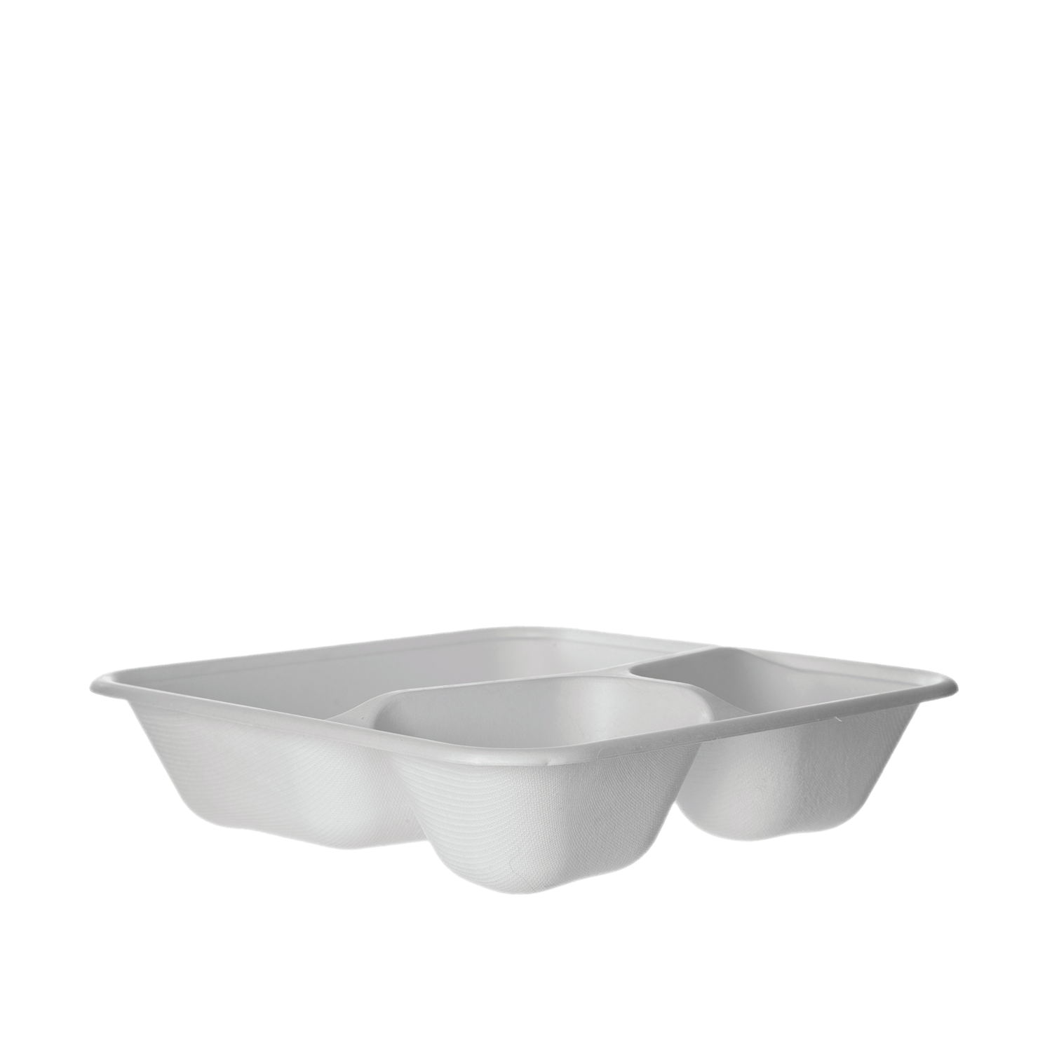 SUGARCANE
  SQUARE, 3 COMPARTMENT, 9in (38/8/8oz) (200)