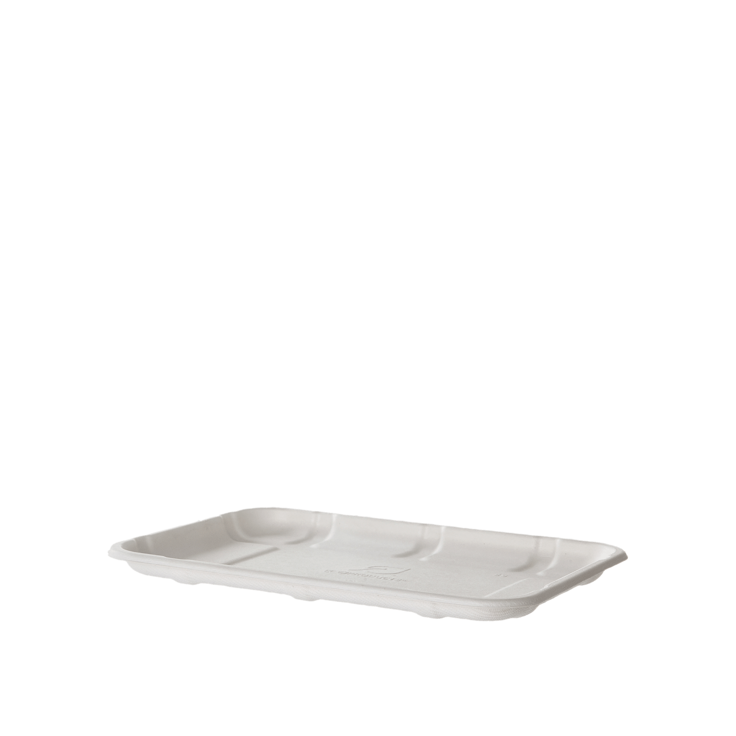 SUGARCANE  MEAT and PRODUCE TRAY, 8.5x6x0.5in (400)