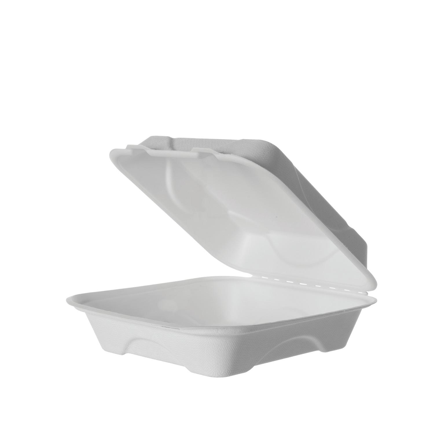 SUGARCANE DINNER
  CLAMSHELL,  8x8x3in (200)