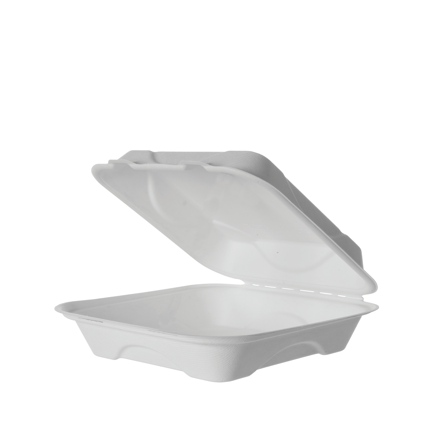 Sugarcane Dinner Clam Shell 9x9x3 Inch (50)