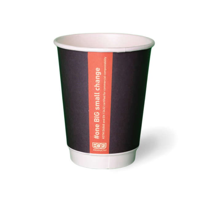 Coffee Cup Double Wall 'Grasp The Moment' 12oz (500)