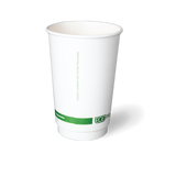 16OZ
  DOUBLE WALL White PLA Hot Cup (500)