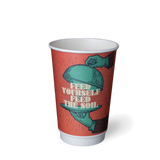 16OZ DOUBLE WALL 'Grasp The Moment' PLA Hot Cup (500)